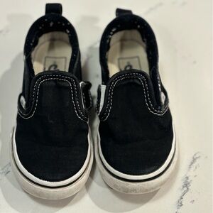 Vans Black Kids Slip-On Sneakers toddler 7